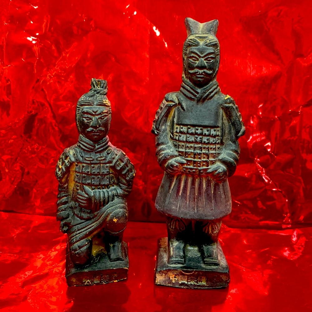 Pair of Chinese Terracotta Warriors